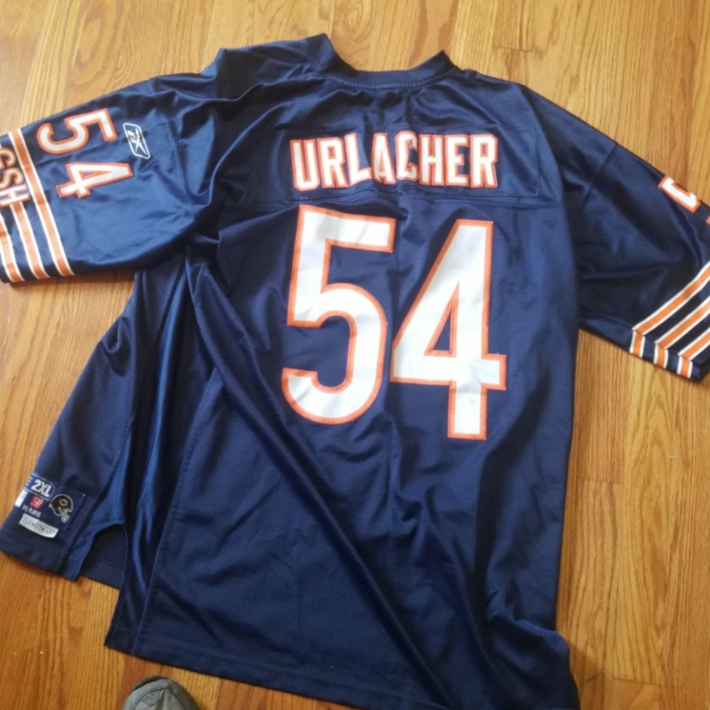 Men's 2XL Brian Urlacher blue jerseys